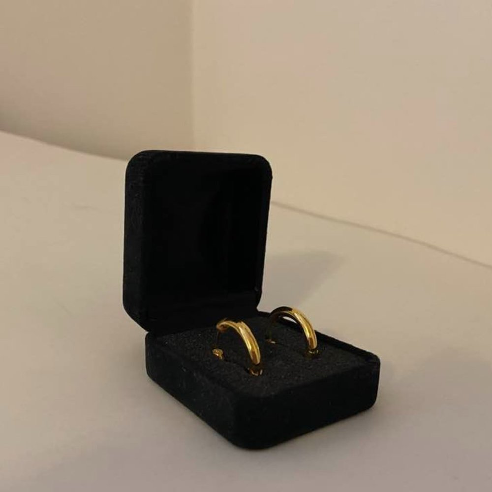 Edforce stainless steel China hoop earrings